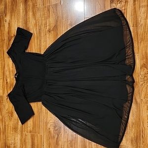 Foxblood Angelina Babydoll dress